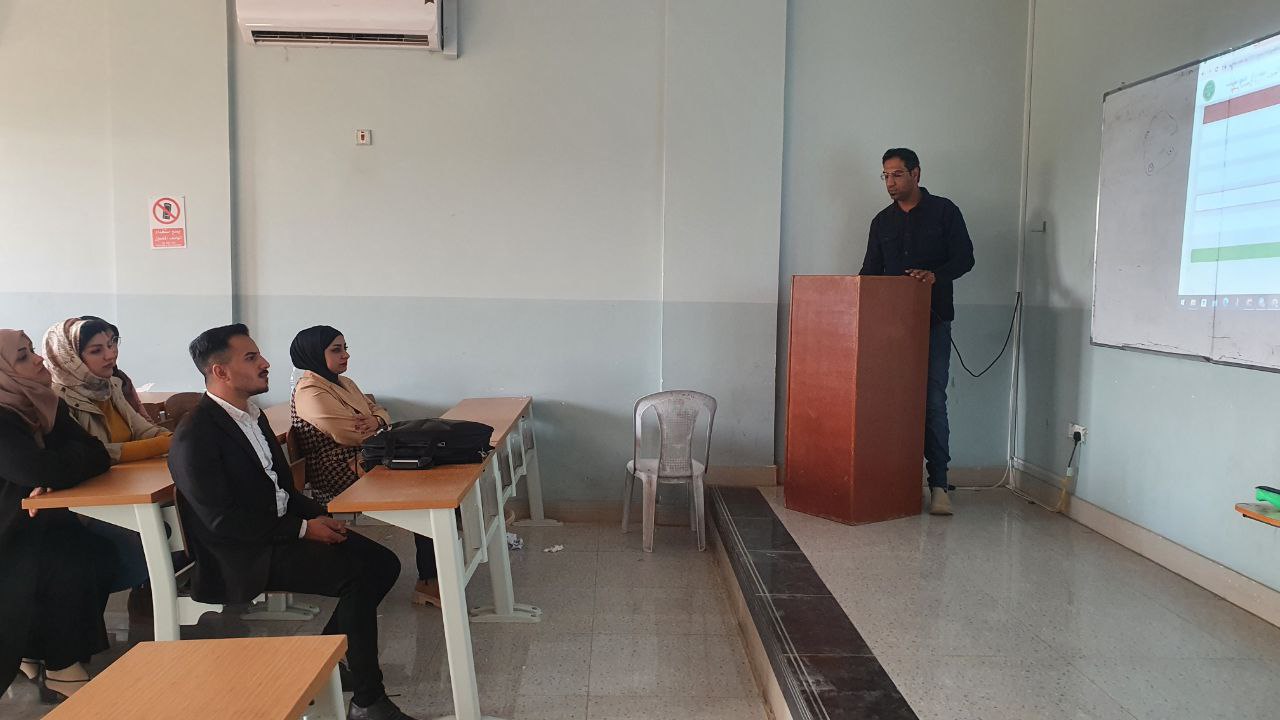 قسم تقنيات المختبرات الطبية في كلية المستقبل الجامعة يقيم ورشة عمل  طرق التسجيل في الموقع الالكتروني