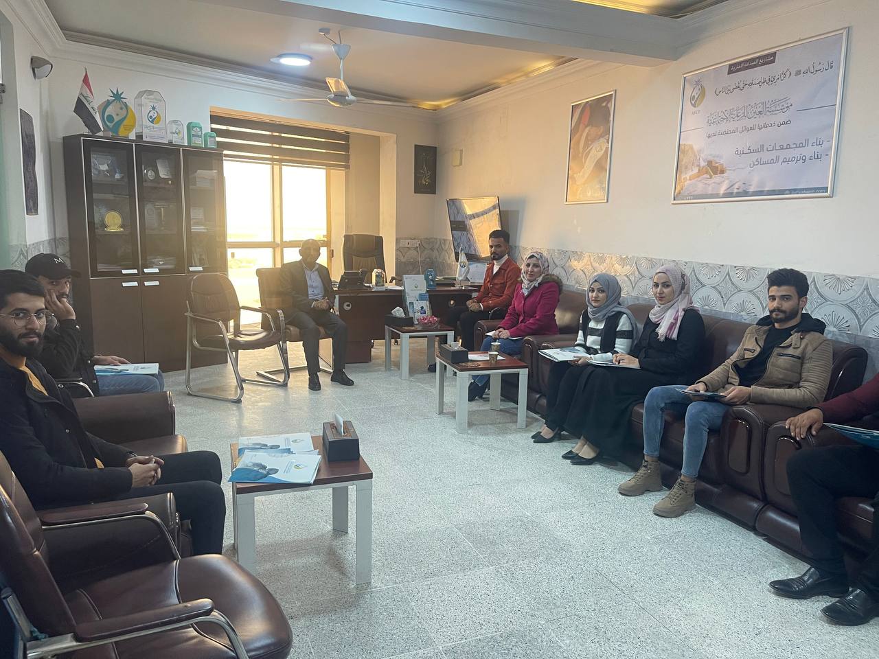 مجموعة من اساتذة قسم تقنيات المختبرات الطبية يزورون مؤسسة عين الخيرية / بابل