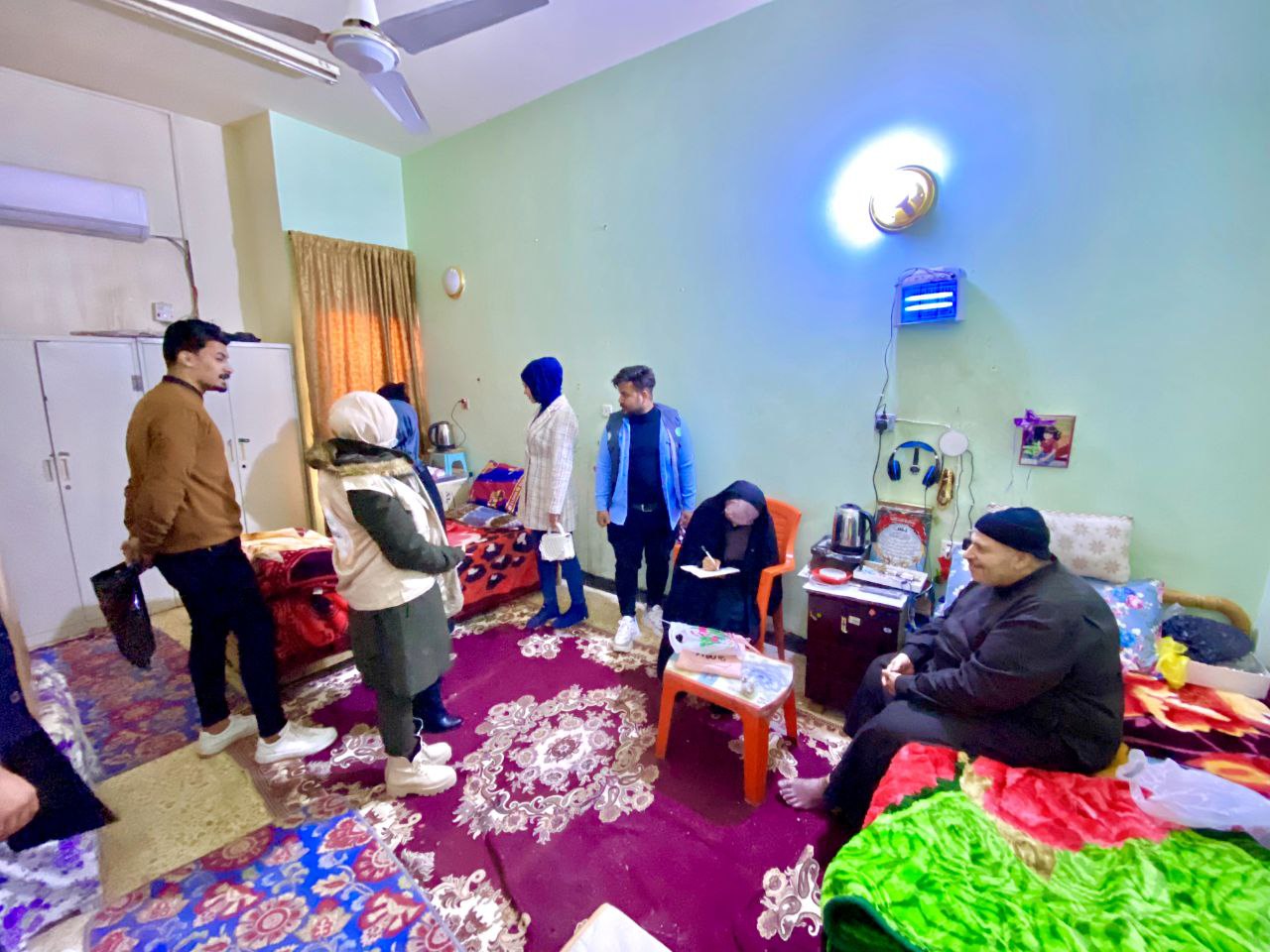 زياره قسم الاجهزه الطبيه الى دار العجزه و المسنين في بابل 