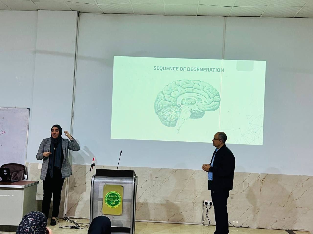 قسم تقنيات التخدير يقيم ندوة علمية طبيه عن التلف الدماغي