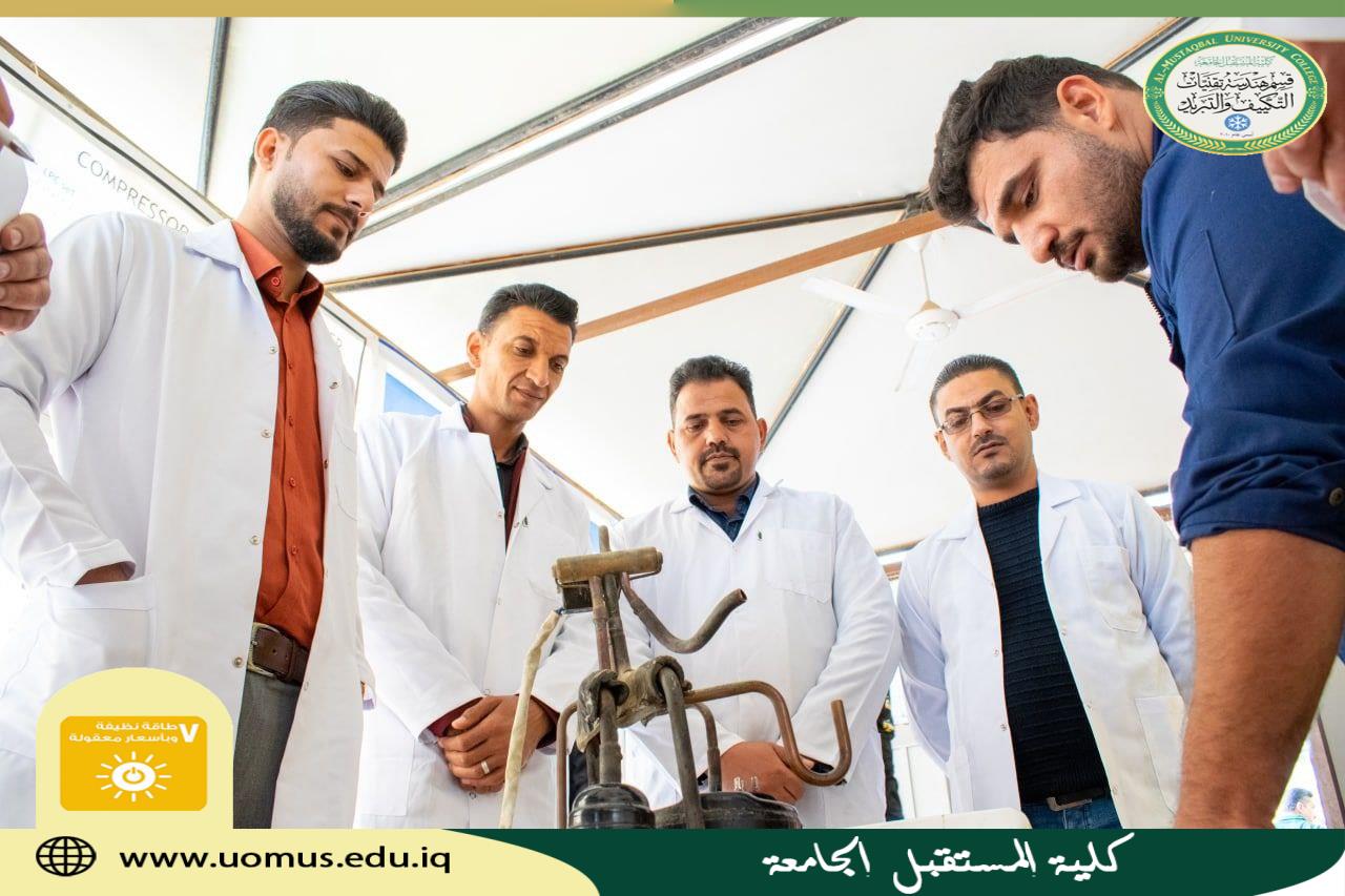 دورة تدريبية لطلبة المرحلة الثالثة في تنصيب منظومات التكييف