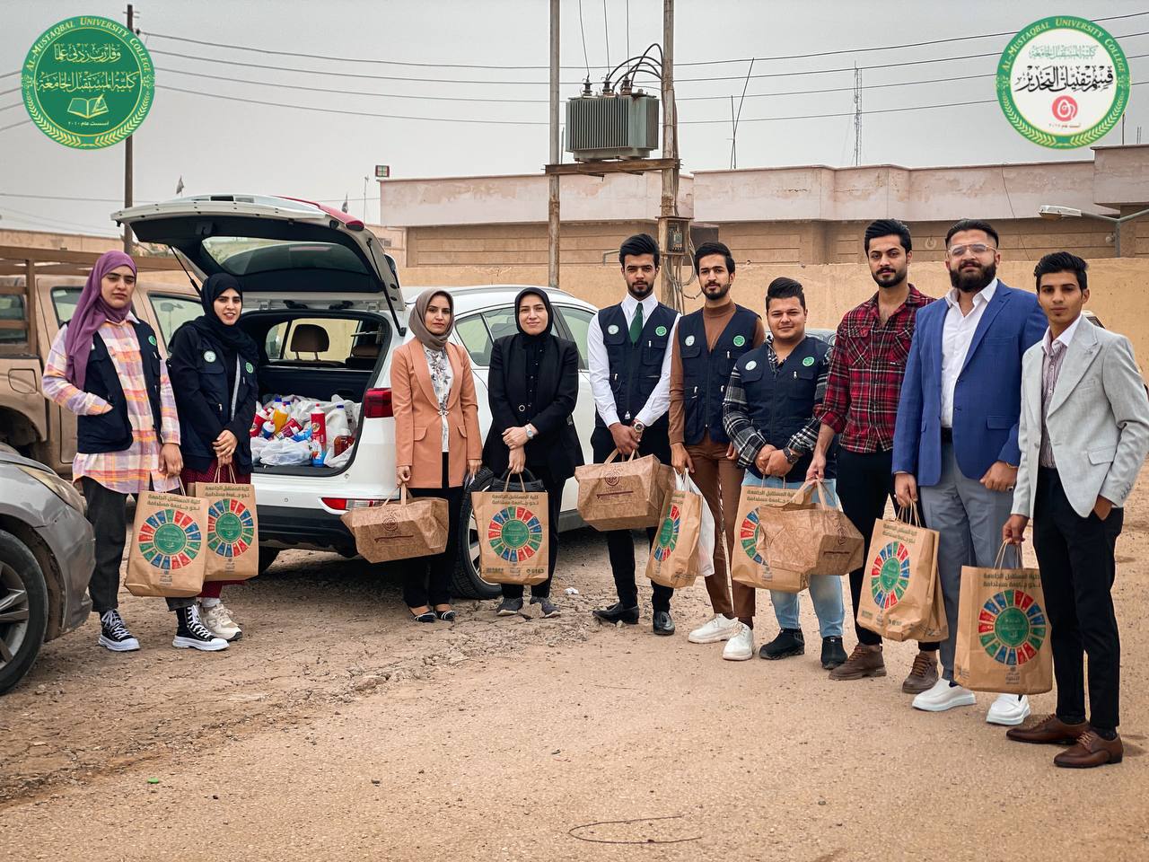 قسم التخدير يقيم حملة تطوعية لدار رعاية المسنين