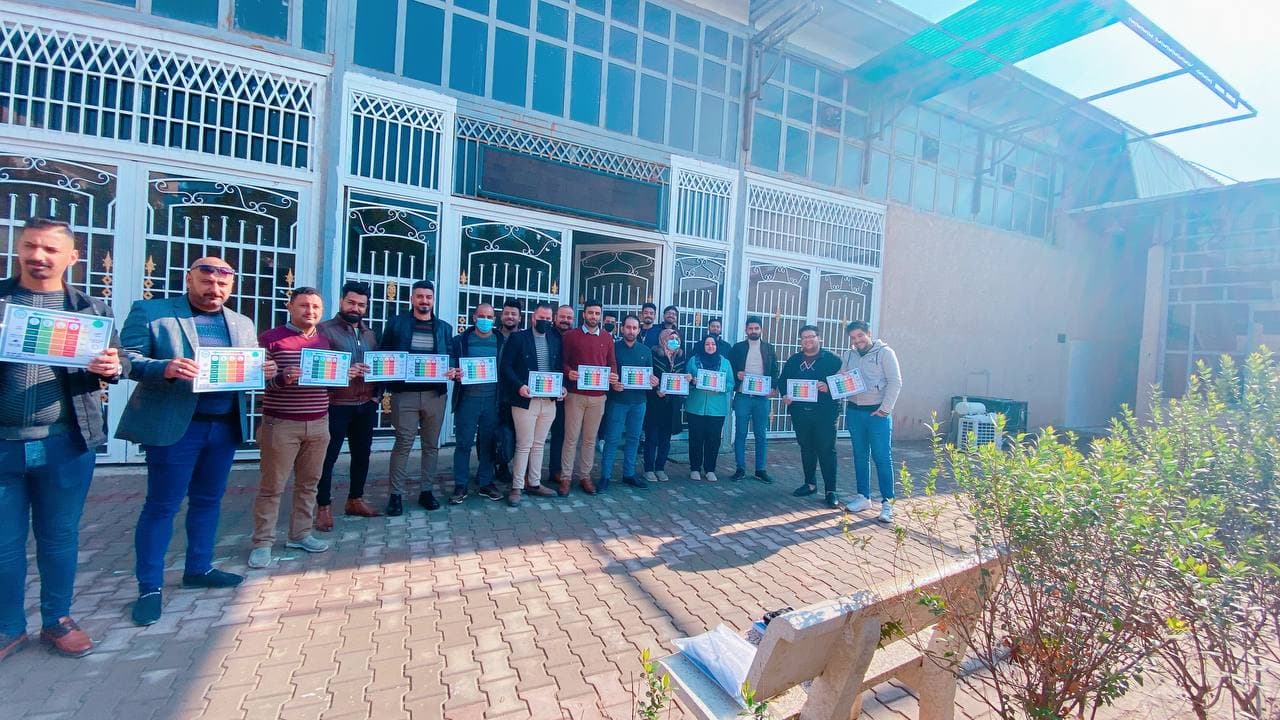 فريق الاستدامة لهندسة تقنيات التكييف والتبريد ينظم حملة توعية لترشيد استهلاك الطاقة الكهربائية 