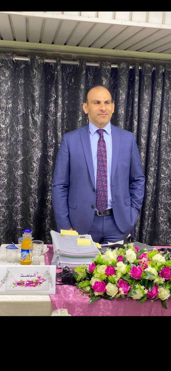 Congratulations to the teacher dr . Moayad Hashem Matloop to obtain a doctorate in oral medicine