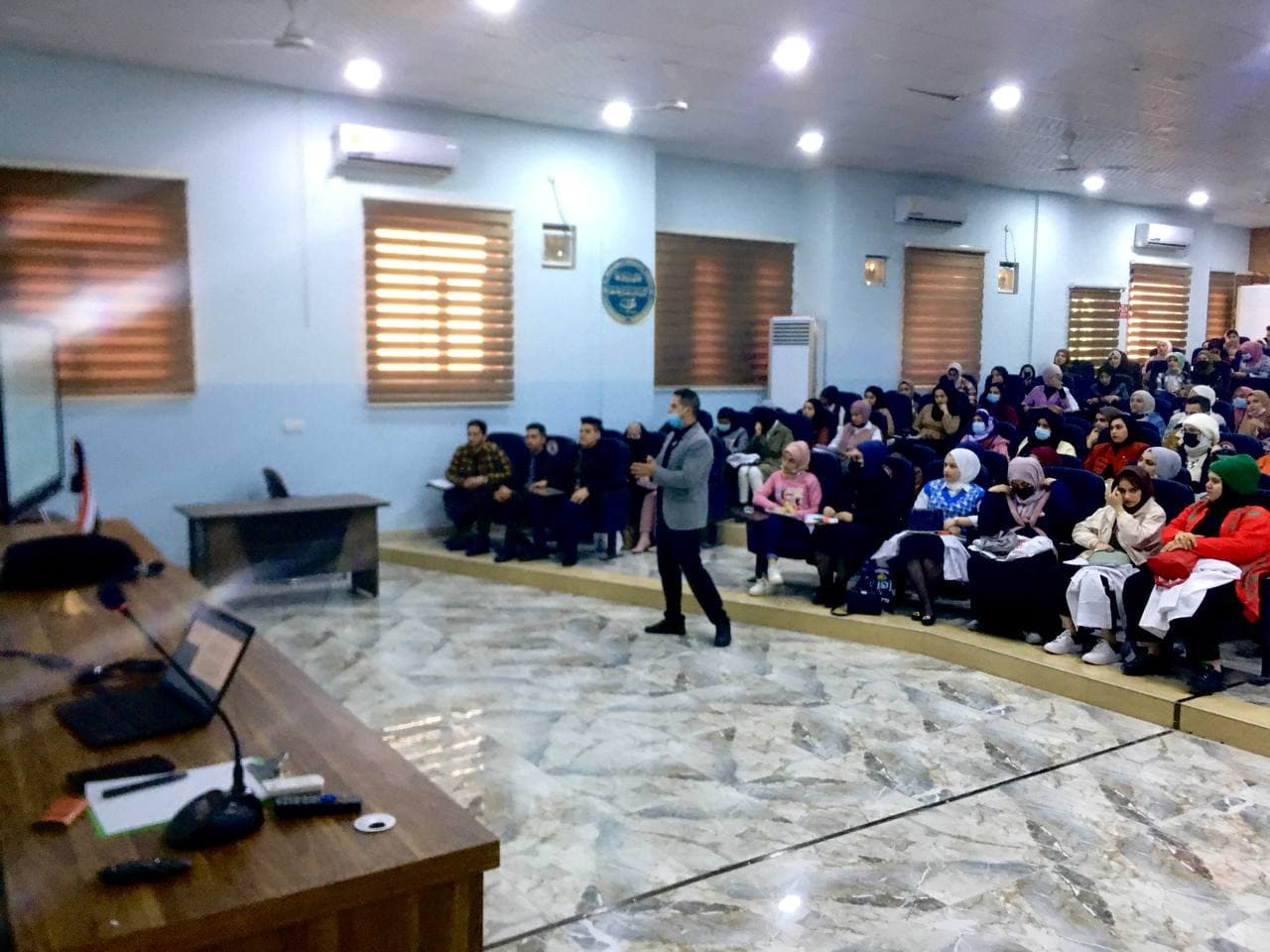 Continuation of theoretical lectures for first-year students in the Department of Dentistry