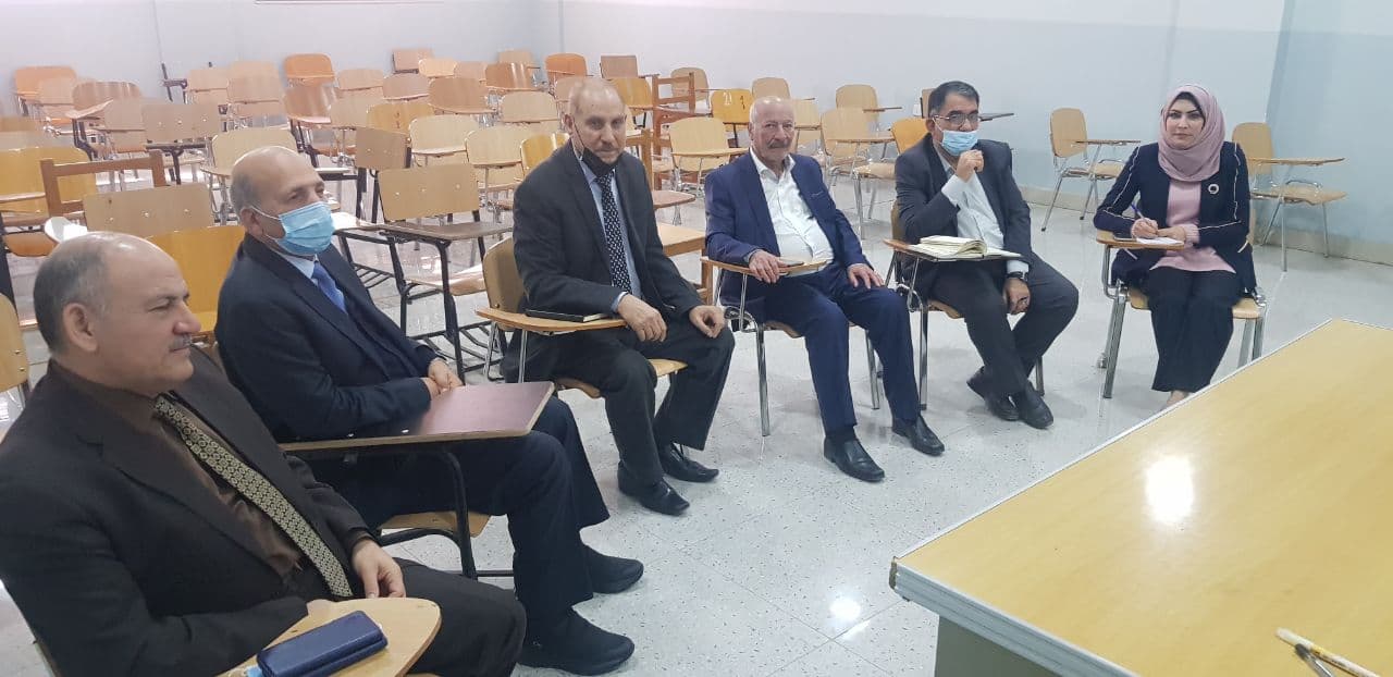 لجنة الارشاد التربوي في قسم تقنيات المختبرات الطبية اجتماعها الدوري الاول وبحضور كافة الاعضاء 