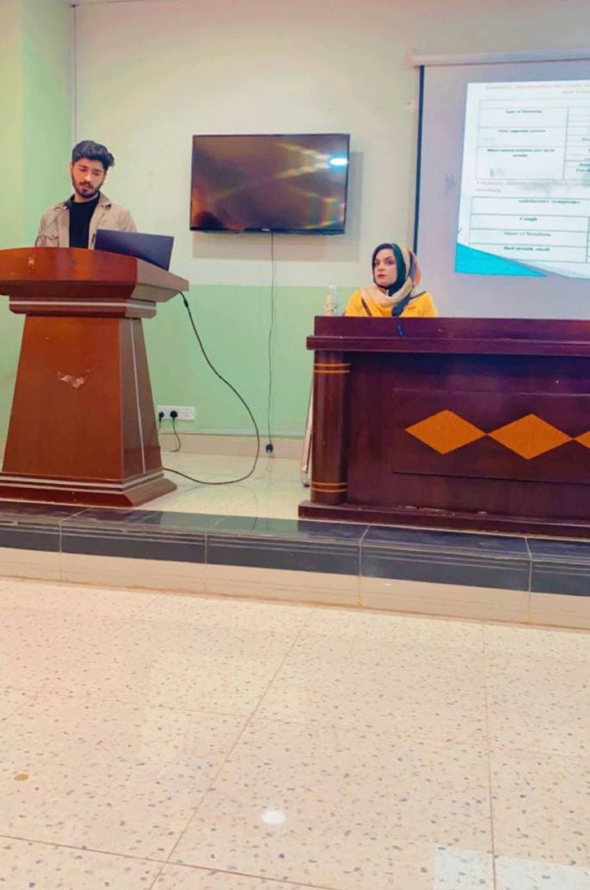  (التدخين واضراره الصحية)  م.م دعاء ساهي 