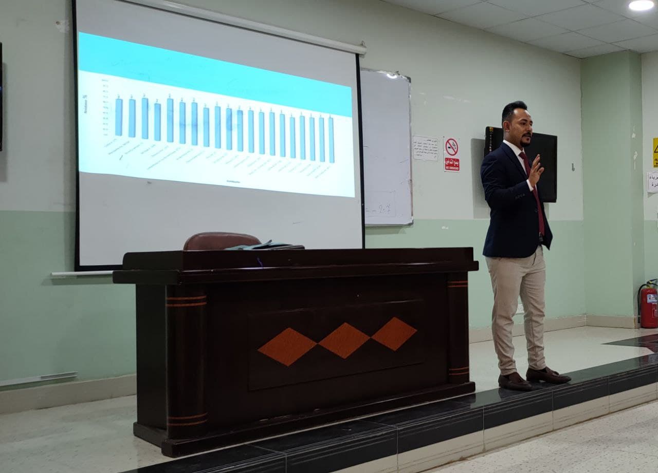 قسم تقنيات التخدير يقيم ورشة علمية بعنوان " البكتيريا المتعددة المقاومة للمضادات الحيوية Multi-drug-Resistant Bacteria "