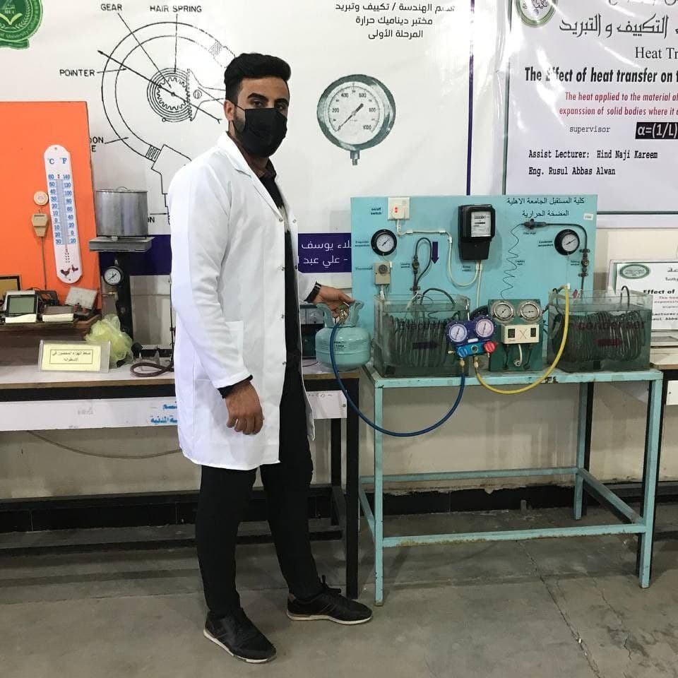 متابعة الأجهزة المختبرية وصيانتها 