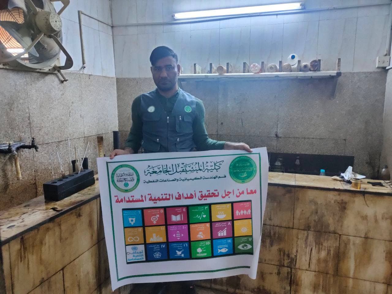 ضمن تحقيق اهداف التنميه المستدامة وبالتحديد الهدف السادس ( مياه النظيفة والنظافة الصحية ) والهدف التاسع (الصناعة والابتكار والهياكل الاساسية)