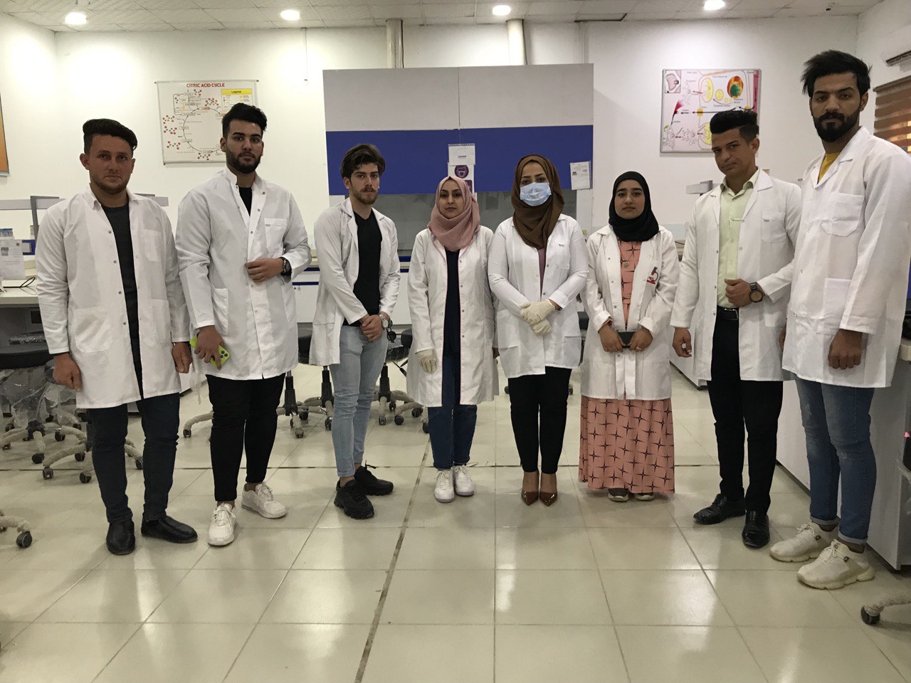 قسم تقنيات المختبرات الطبية في كلية المستقبل الجامعة يقيم ورشه تدريبه عن تقدير الكوليسترول الكلي في مصل الدم