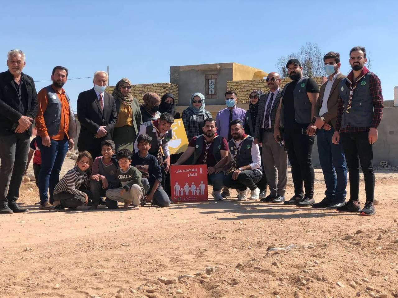 قسم ادارة الاعمال ينفذ حملة لتوزيع السلات الغذائية لدعم الفقراء في بابل 