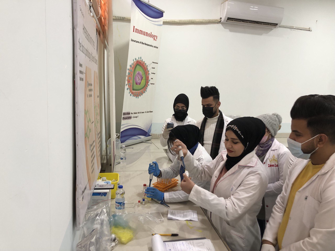 قسم تقنيات المختبرات الطبية يقيم ورشة تدريبية حول تقنية الاليزا واهميتها