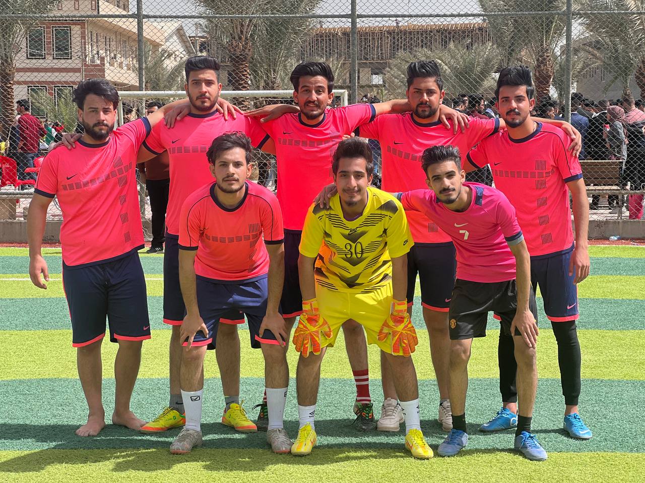 إقامة بطولة لكرة القدم في قسم هندسة تقنيات الأجهزة الطبية