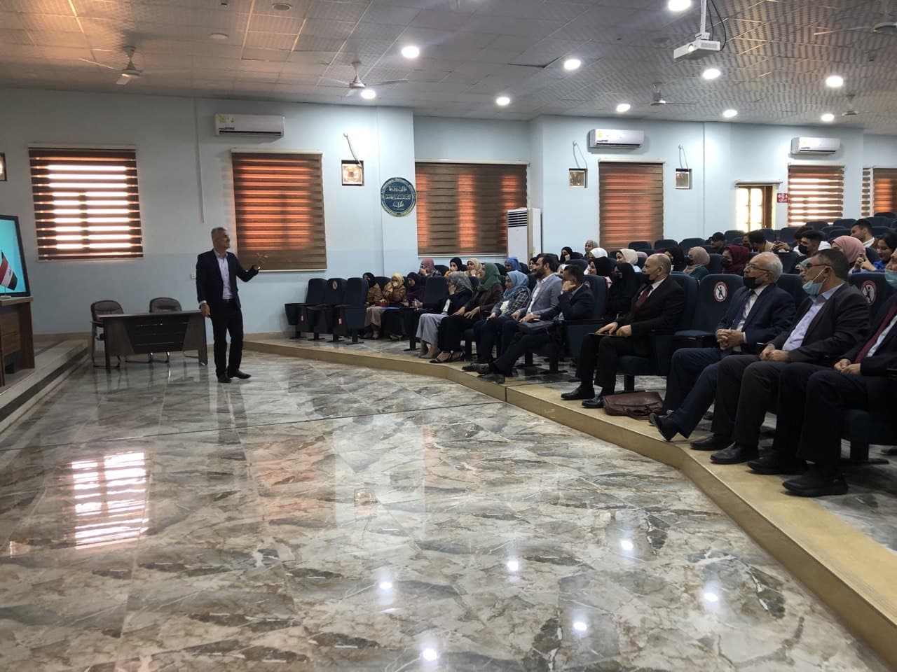 بعنوان (الامن النفسي والسلام الداخلي) قسم تقنيات المختبرات الطبية يقيم ندوه علمية وبالتعاون مع دائرة صحة النجف