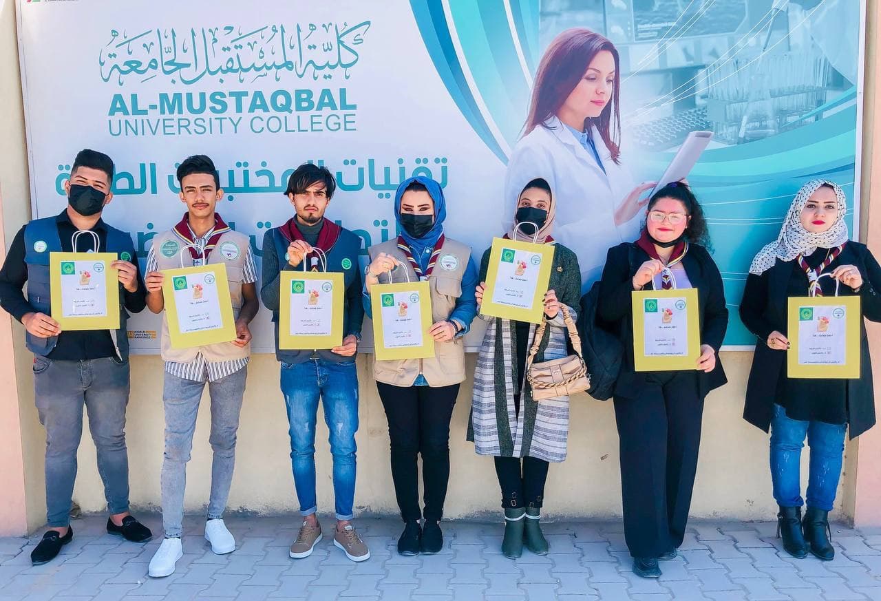 قسم تقنيات المختبرات الطبية ينظم حملة أرشاد وتوعيه أصحاب الأفران   باستخدام الاكياس الورقية