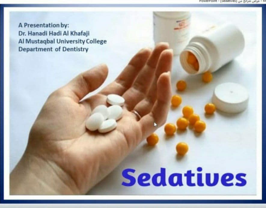 The Department of Dentistry holds a scientific symposium entitled (Sedatives)