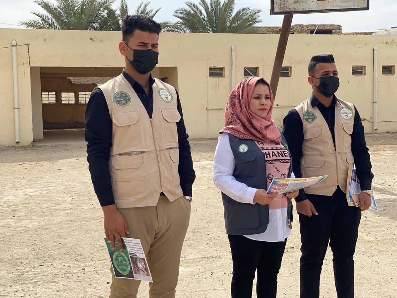 قسم تقنيات المختبرات الطبية يقيم حملة توعية حول مخاطر انتشار المخدرات بين طلاب المدارس