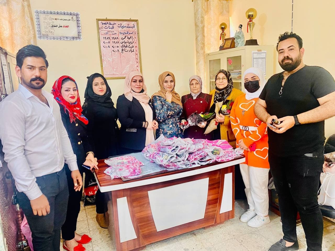 قسم ادارة الاعمال يزور احدى المدارس في بابل لتحقيق احد اهداف التنمية المستدامة 