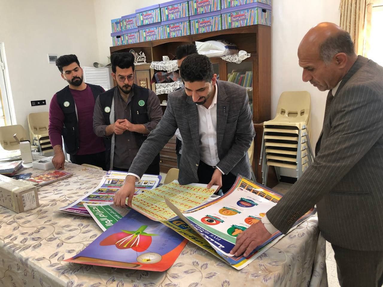 قسم تقنيات التخدير يقيم حملة تطوعية لتوزيع وسائل إيضاحية للطلبة والتبرع بعرض المواد الدراسية