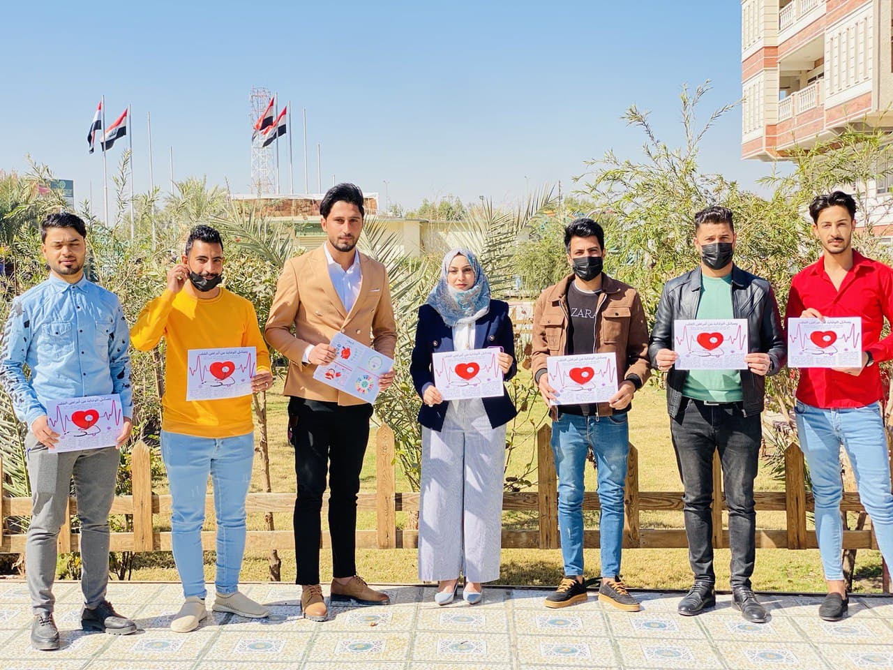 قسم تقنيات المختبرات الطبية يقيم حملة توعوية للوقاية من أمراض القلب والأوعية الدموية