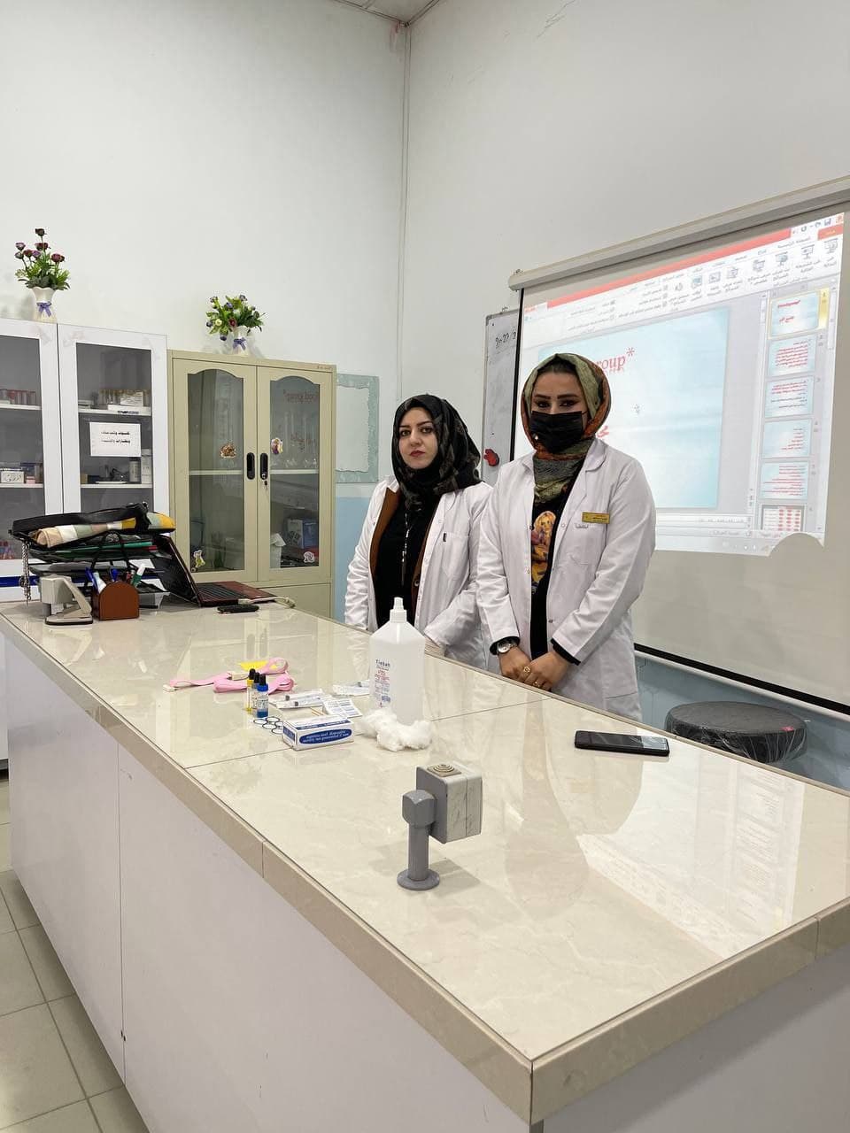 قسم تقنيات المختبرات الطبية يقيم ورشة تدريبية بعنوان فصائل الدم Blood group