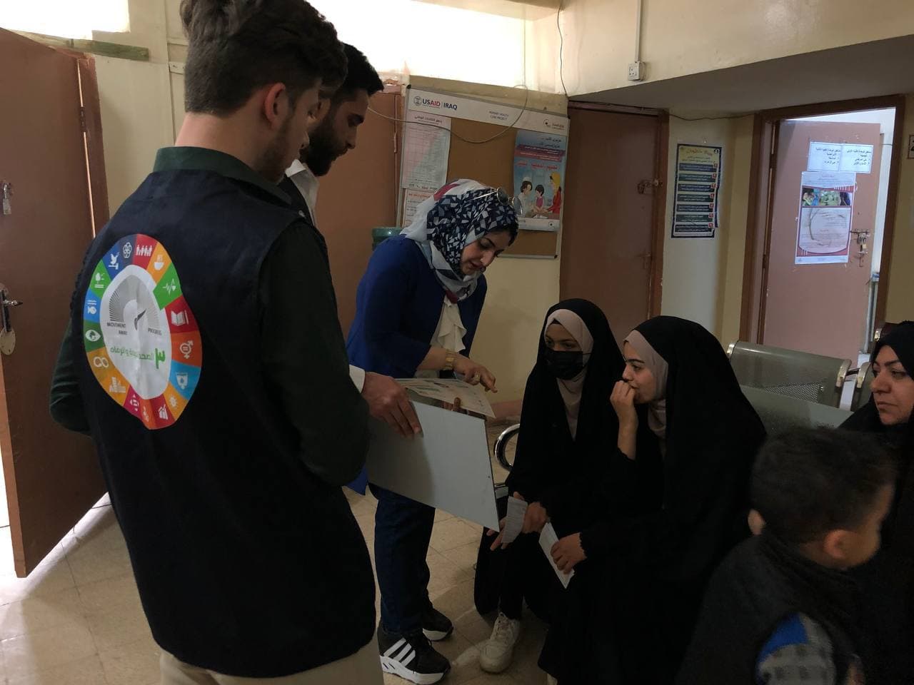 لتحسين صحة الأم والطفل أقام قسم التخدير حملة توعية بعنوان ( حماية النساء الحوامل من فقر الدم )