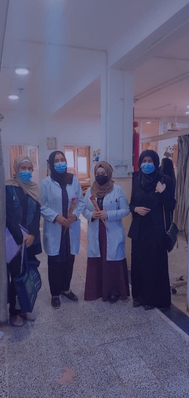 قسم تقنيات المختبرات الطبية ينظم زياره الى مستشفى النور للاطفال