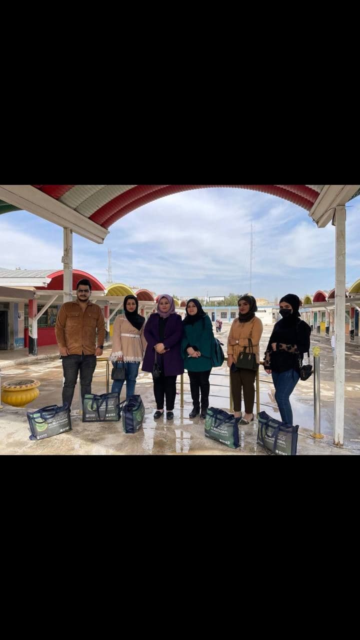 عدد من تدريسيات قسم ادارة الاعمال يزور مدرسةالحديبية 