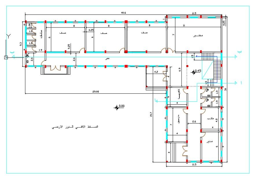 تقديم دراسة تصميم مخططات مدرسة ريفية متكاملة بالتعاون مع مديرية تربية بابل 
