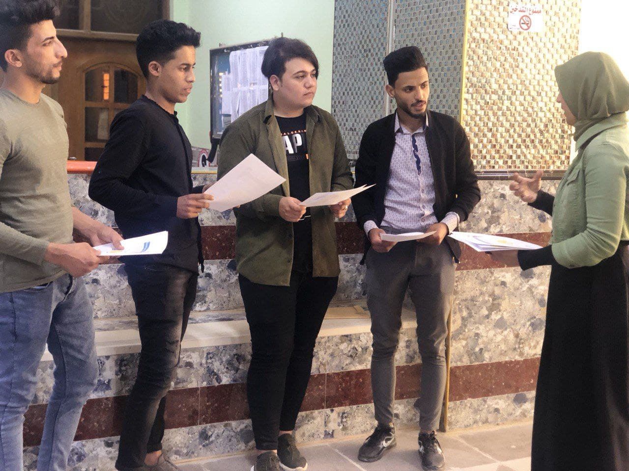 قسم تقنيات المختبرات الطبية يقيم حملة توعوية عن الأمراض الانتقالية