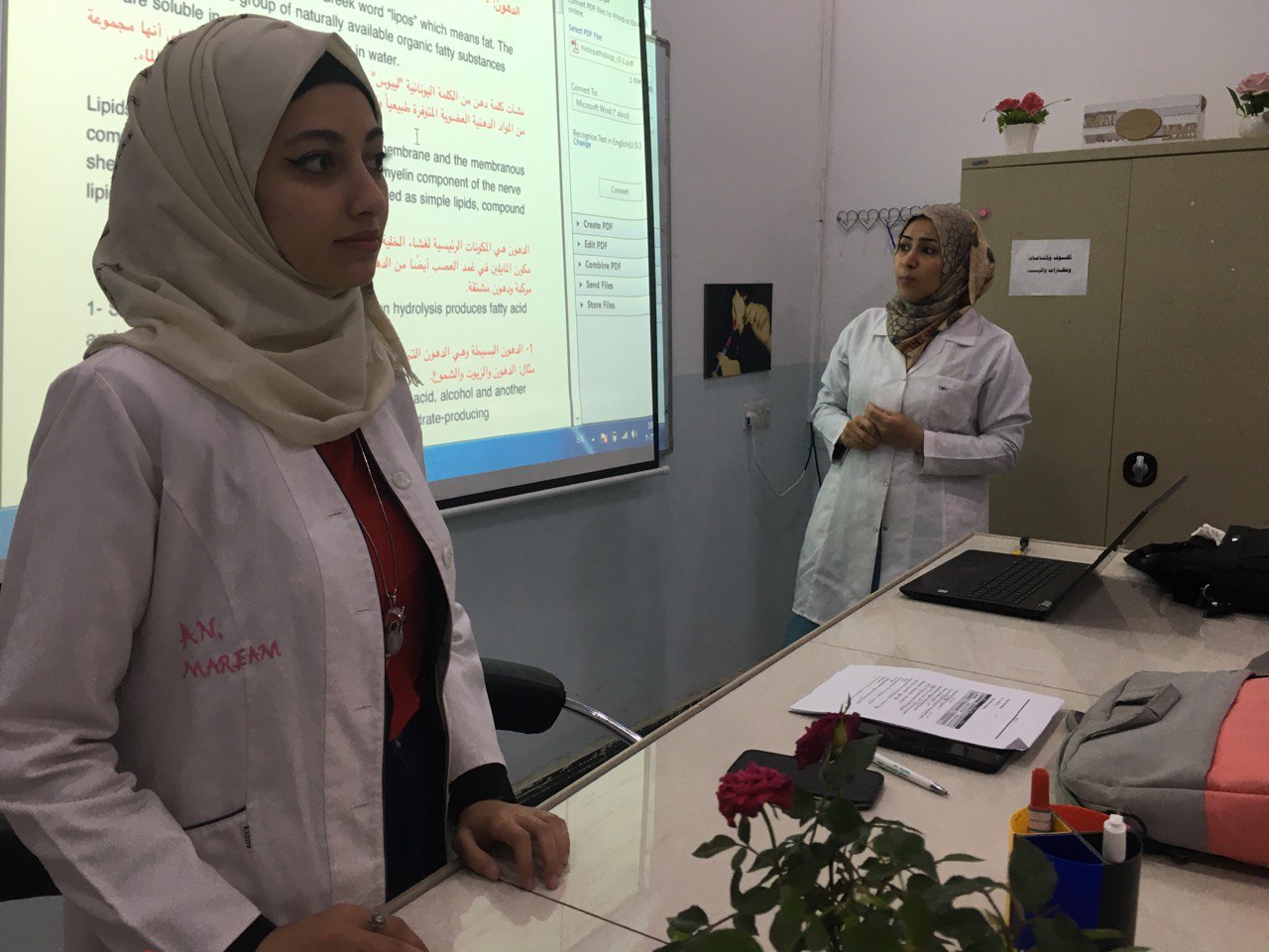 قسم تقنيات المختبرات الطبية يقيم ورشة تدريبية بعنوان special stain