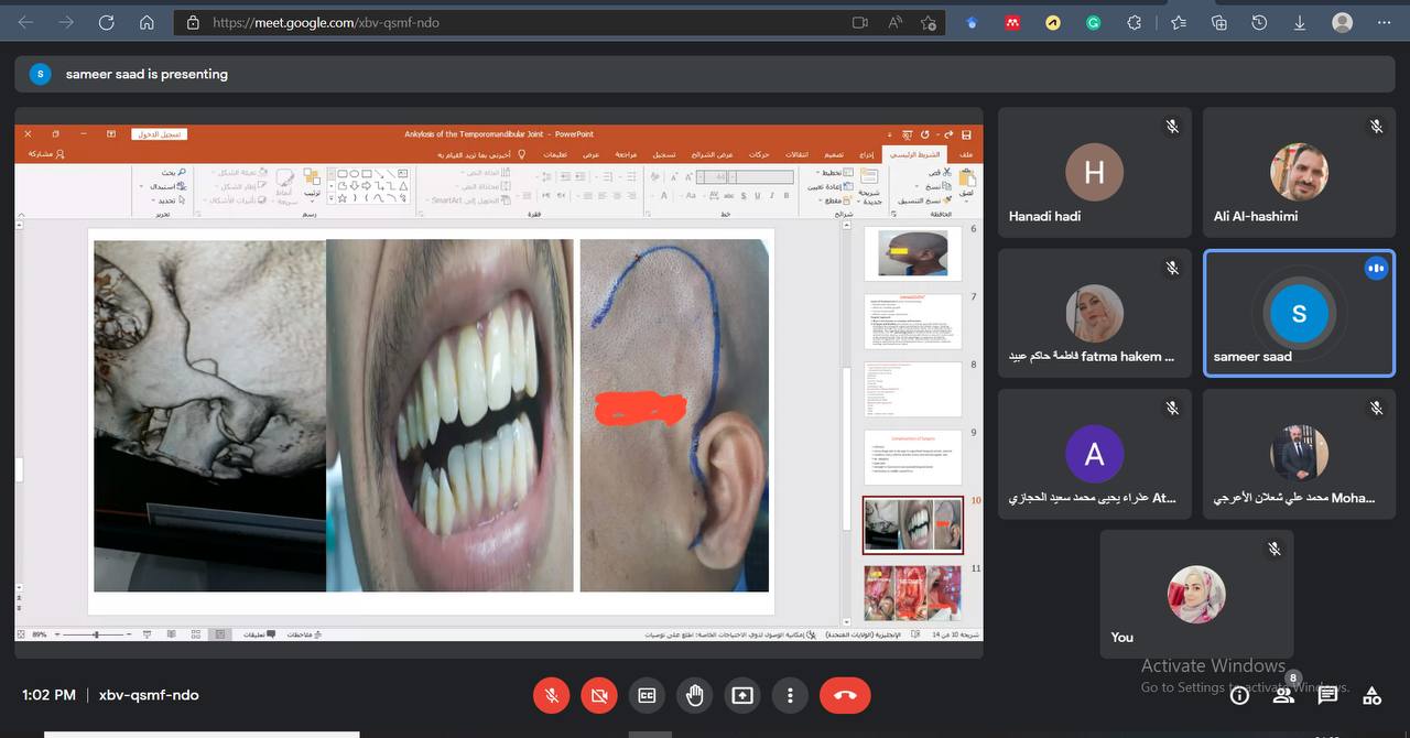 The Department of Dentistry holds a scientific seminar entitled Periodontal pockets