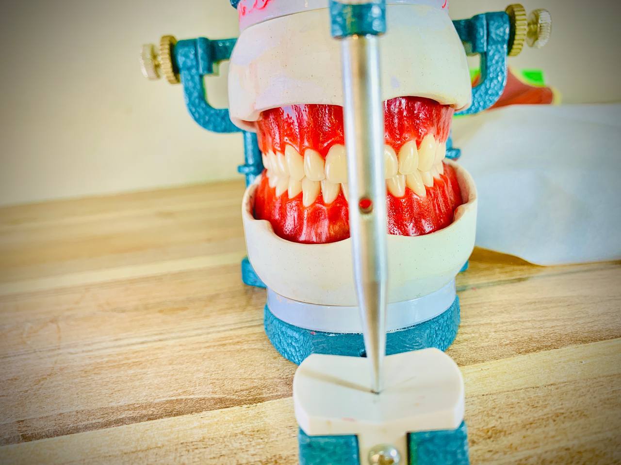 Creativity of a student in the dental department in making dentures