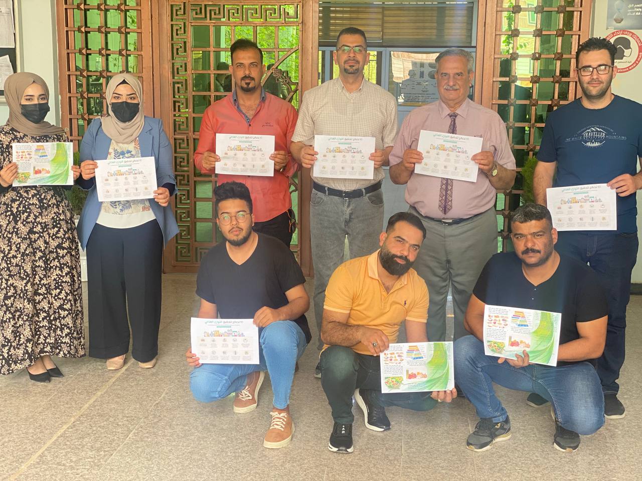 حملة توعويه حول التغذيه الجيده وممارسة الرياضة