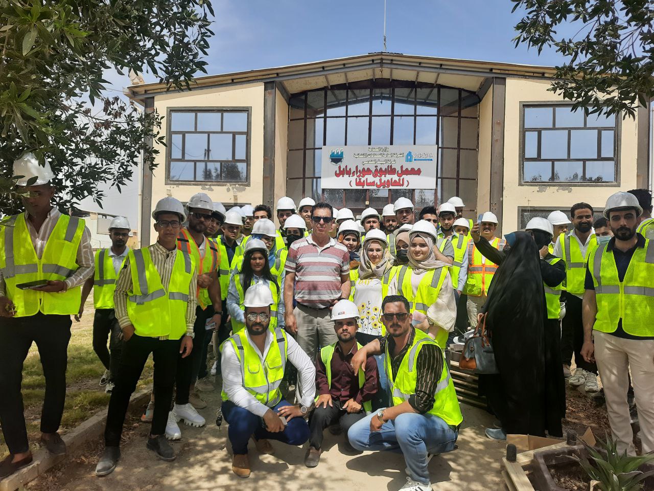 سفرة علمية الى معمل طابوق حوراء بابل/ المحاويل لطلبة المرحلة الاولى