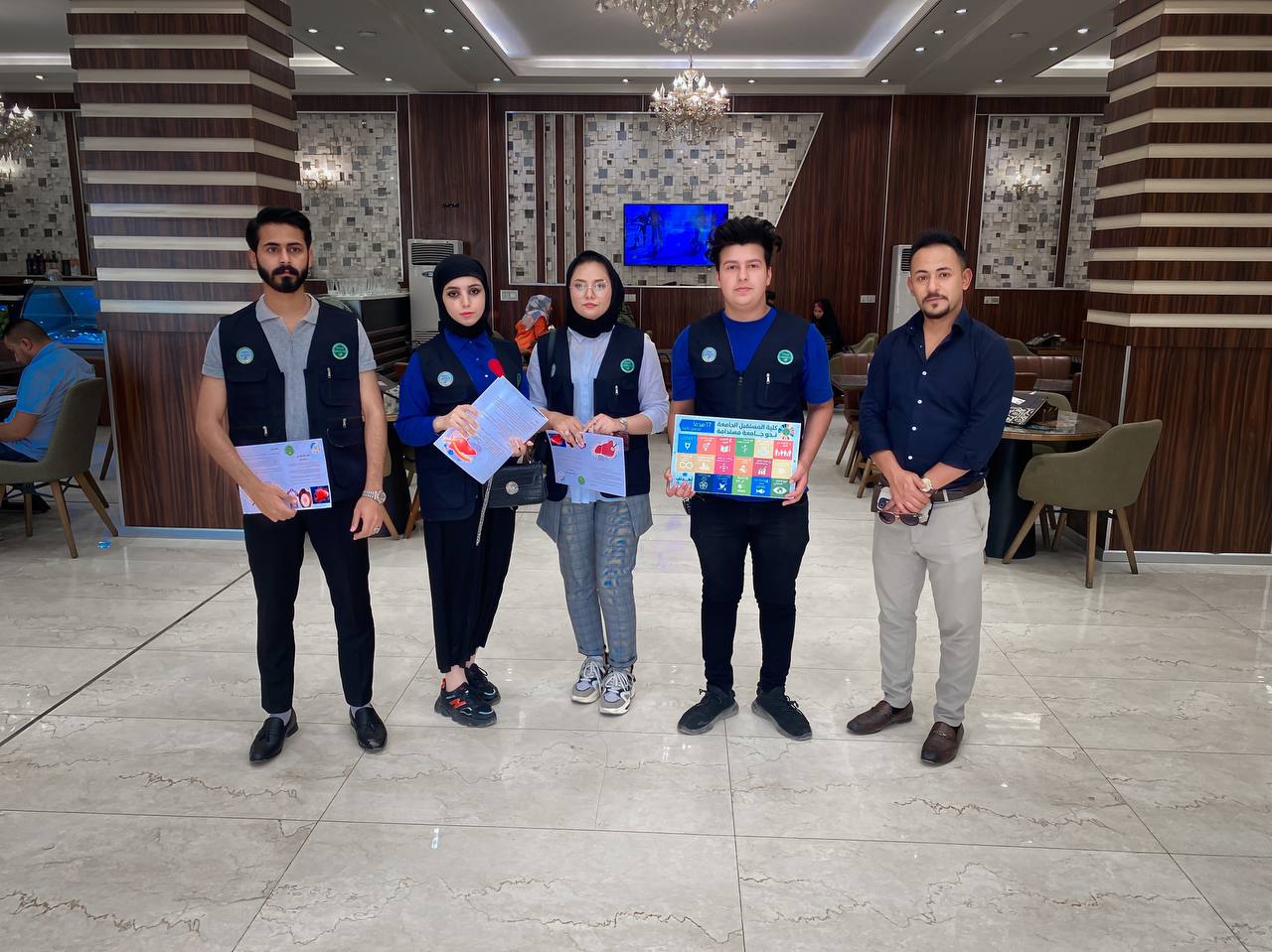 تطبيقاً للهدف الثالث للتنمية المستدامة قسم تقنيات التخدير ينظم حمله توعية للوقاية من مرض التهاب الكبد الفايروسي C