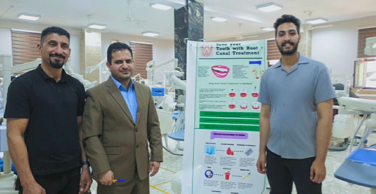 قسم طب الاسنان ينظم حملة توعية عن الحفاظ على الاسنان من خلال معالجة الجذور
