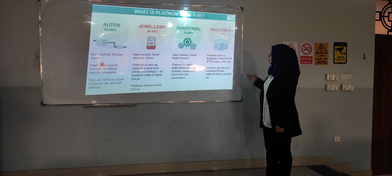 كيمياء البلاتين Chemistry of Platinum م.م. الاء سلمان حسين