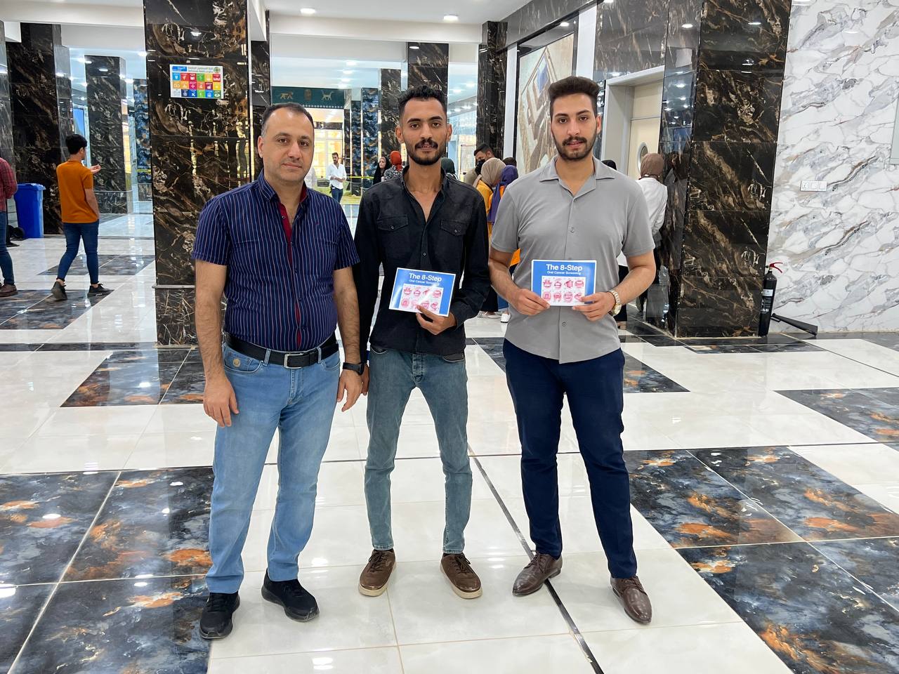 The Department of Dentistry organizes an awareness campaign on how to first detect oral cancers and the approved examination methods