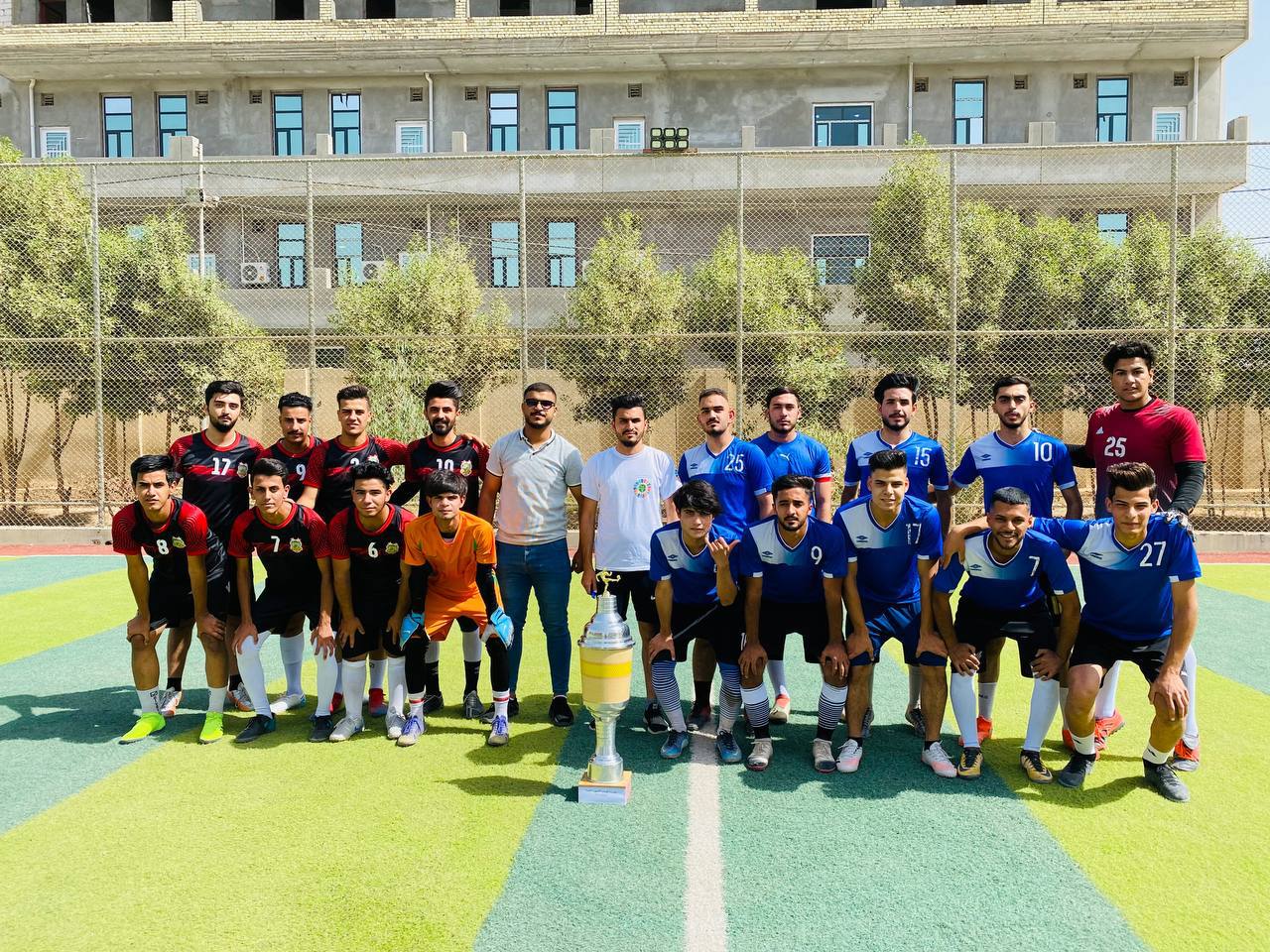 نهائي البطولة المقامة من قبل قسم هندسة تقنيات الأجهزة الطبية لكرة القدم