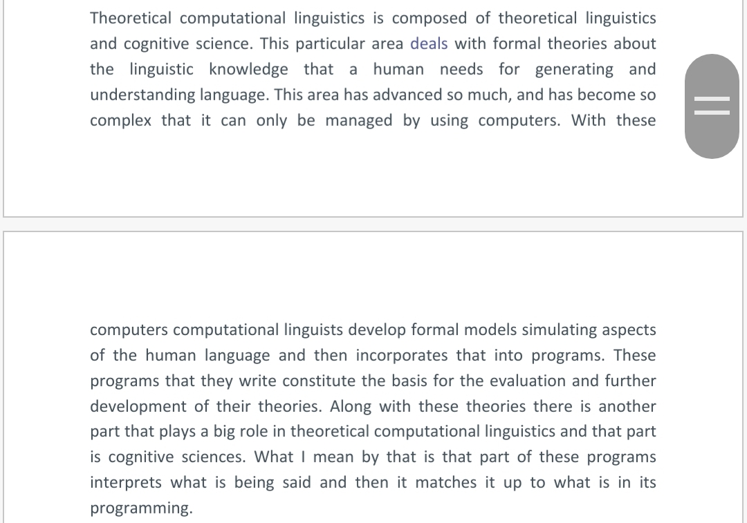 Computational Linguisticsمقالة للاستاذ م.م حسن عماد كاظم