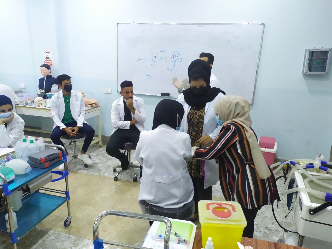 ورشة علمية للتدريسية م.م دعاء نصر وهاب حول blood