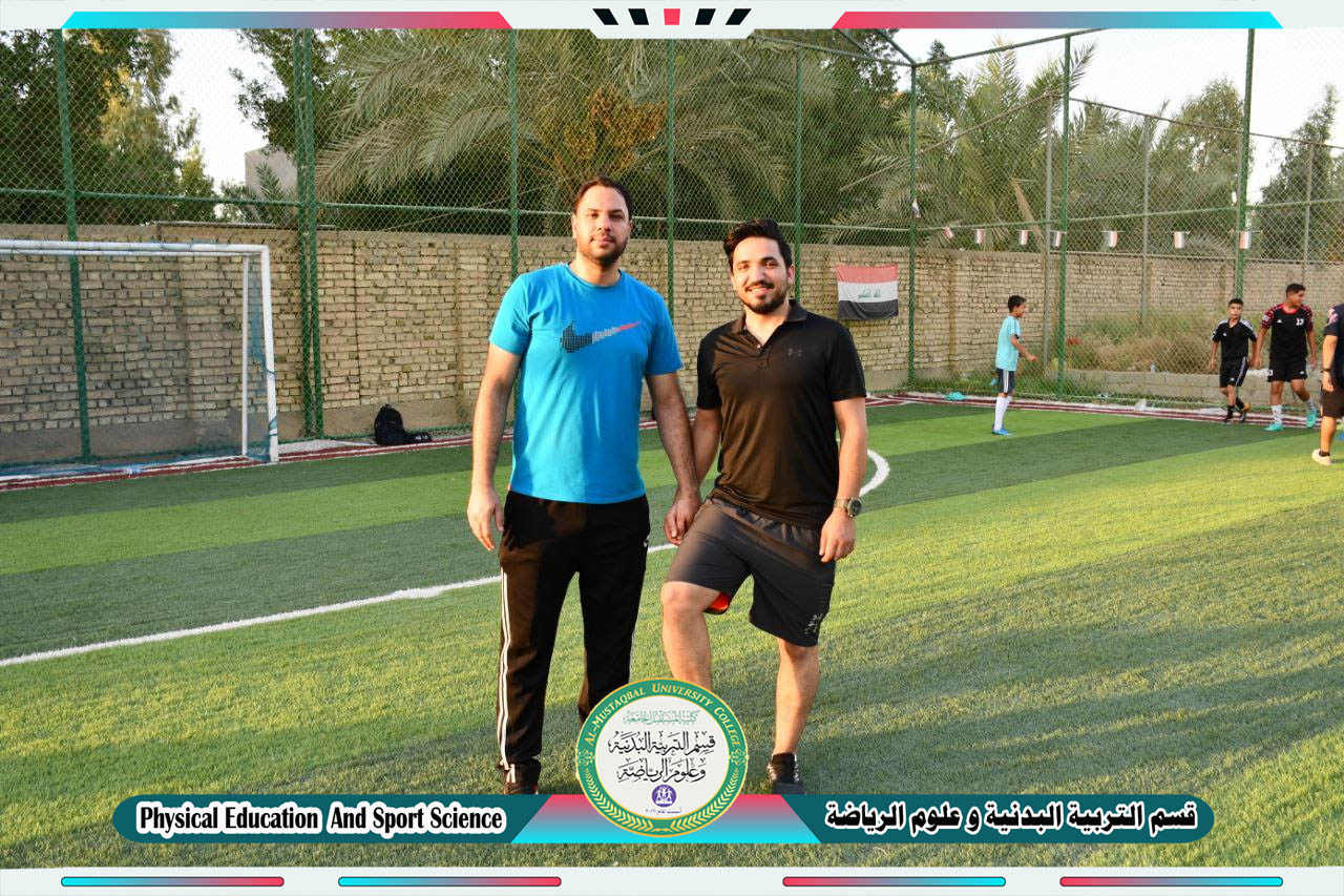 اقامة ورشة علمية من قبل التدريسيين ( م.د امين صالح عطية - م.د امير غالب حسن)