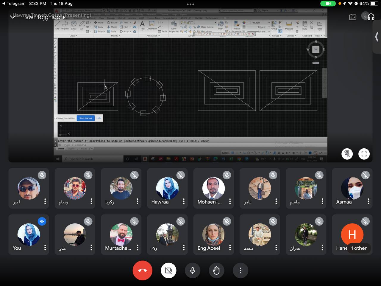 دورة تدريبية بعنوان (How to use AutoCAD Program in Drawing Air Conditioning System) 