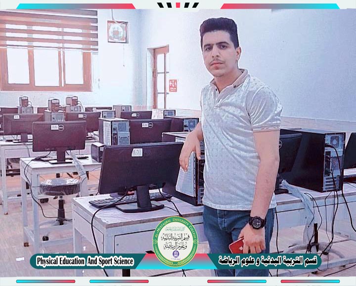 مشاركة المعيد ( احمد عبدالرحمن عباس ) في ورشة تدريبية