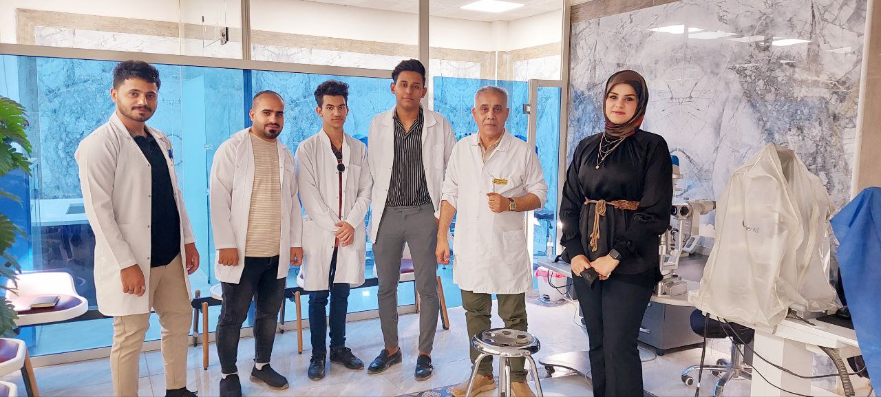 طلبة القسم يواصلون تدريبهم العلمي