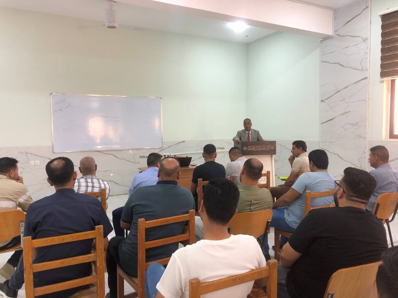 اقام قسم الاعلام ندوة بعنوان الإرهاب الذي تمارسه  إسرائيل الصهيونية ضد أبناء الشعب الفلسطيني في غزة