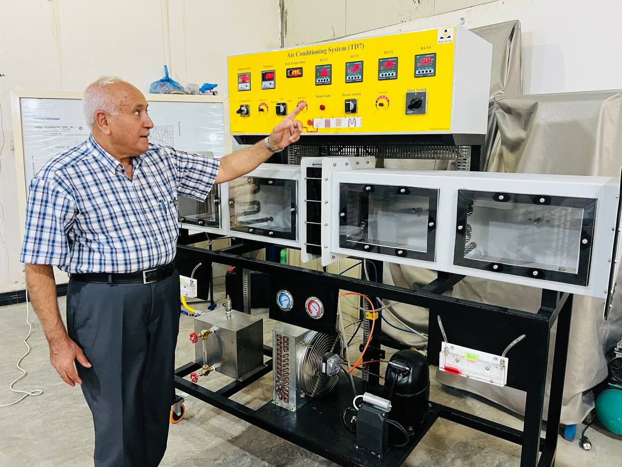 الكادر التدريسي لقسم هندسة تقنيات التكييف والتبريد يستمر في تقديم الورش العلمية