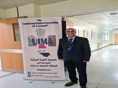 مشاركة الدكتور الاستشاري طالب جيجان  في المؤتمر العالمي العاشر للجمعية الطبية العراقية الموحدة في المملكة البريطانية المتحدة  وإيرلندا